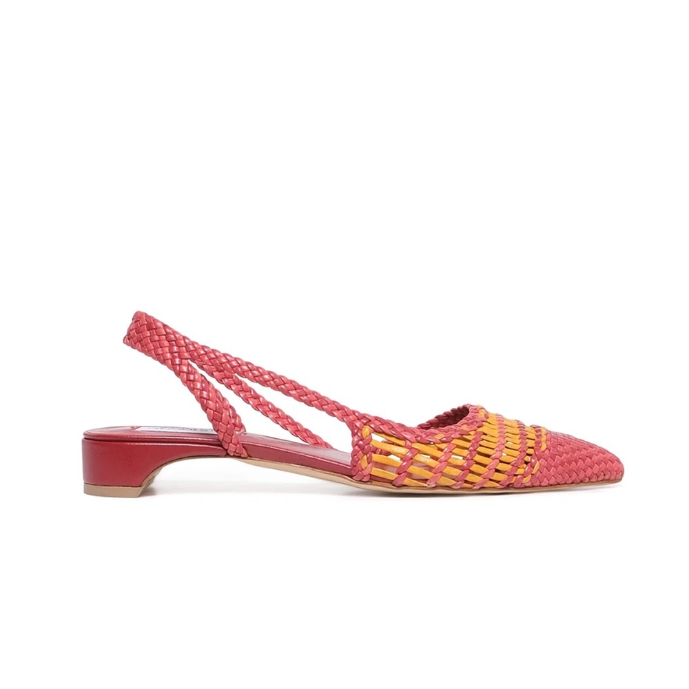 GABRIELA HEARST
Perro woven leather slingback pumps